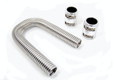 Racing Power Company 24 inch radiator hose kit polished end caps kit R7304