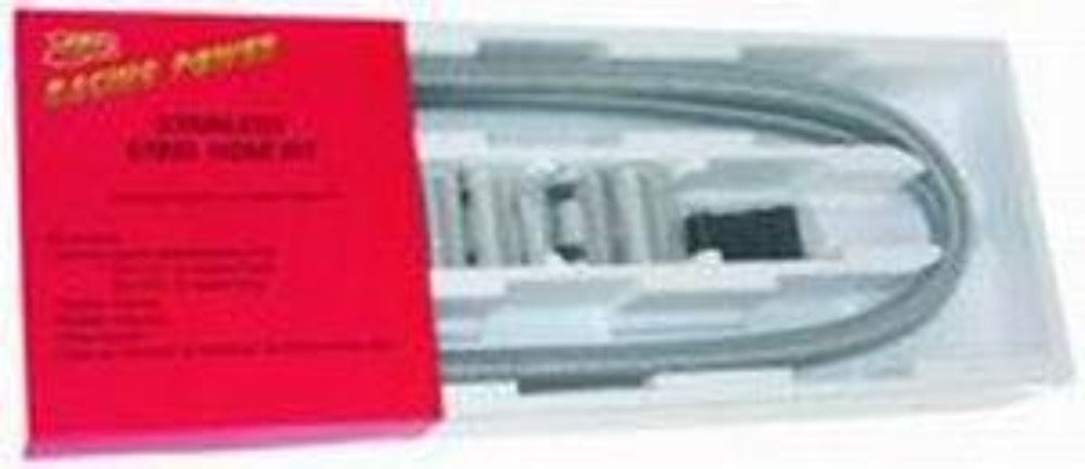Racing Power Company R7314 44 inchheater hose kit w/chrome caps kt