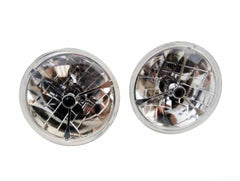 Racing Power Company R7405BK 7 inch TRI-BAR HEADLIGHT W/ BLACK DOT