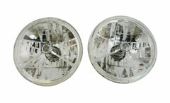 Racing Power Company R7405C 7 inch TRI-BAR HEADLIGHT W/ CLEAR DOT