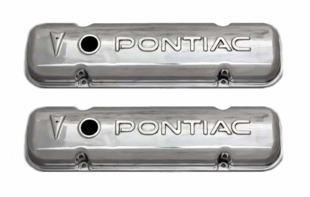 Racing Power Company R7659 Pontiac v/c with logo polished pr
