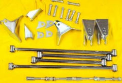 Racing Power Company R802 1932 ford triangulated 4-link kit - stainless