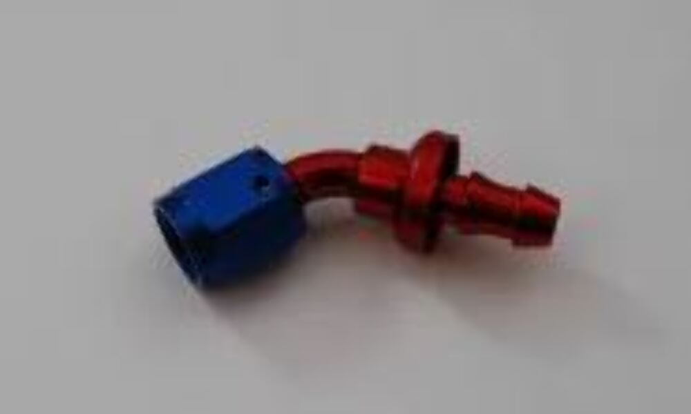Racing Power Company R81521 PUSH-ON HOSE FITTING 45 DEGREE-4
