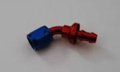 Racing Power Company R81521 PUSH-ON HOSE FITTING 45 DEGREE-4