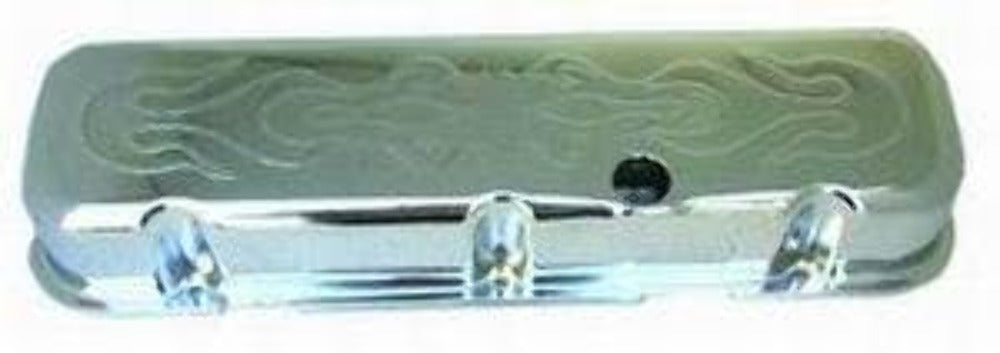 Racing Power Company R8235 Chrome inchflame inch bb chevy tall v/c pr