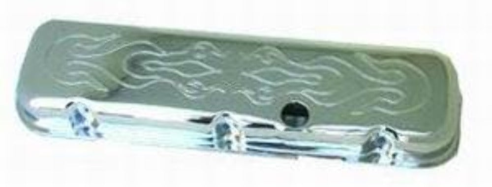 Racing Power Company R8236 Chrome inchflame inch bb chev short v/c pr