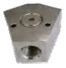 Racing Power Company R8238Y Fuel block y style 3/8 inch inlet