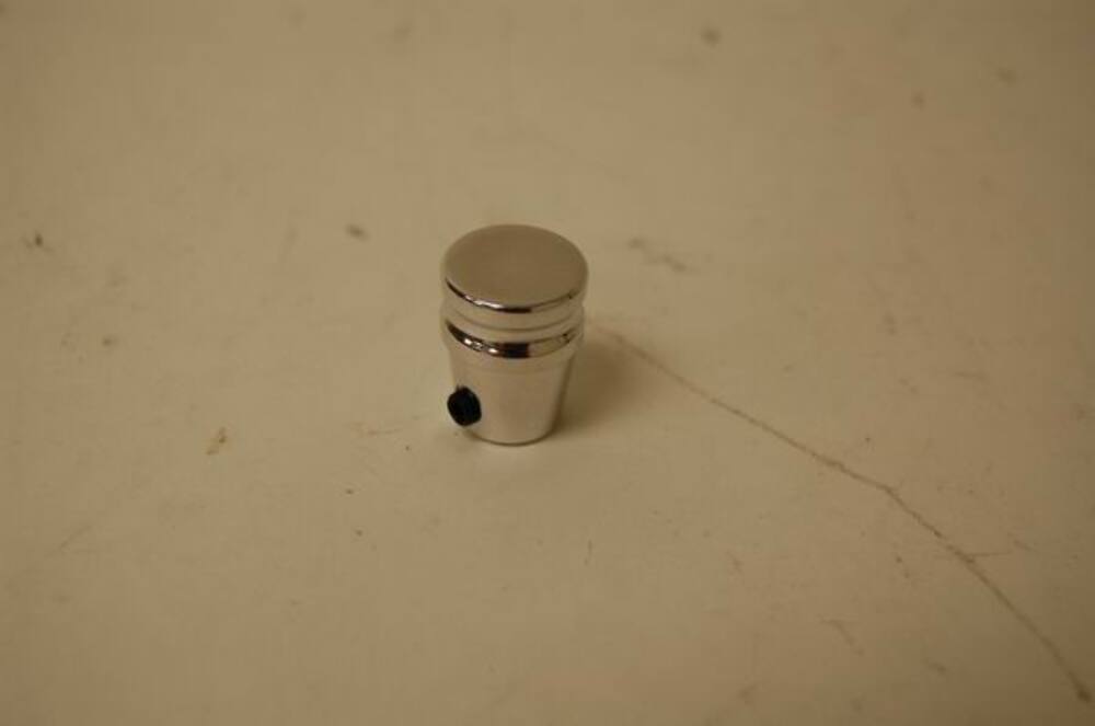 Racing Power Company R8401POL Pol alum dash knob - 1/4 inch hole ea