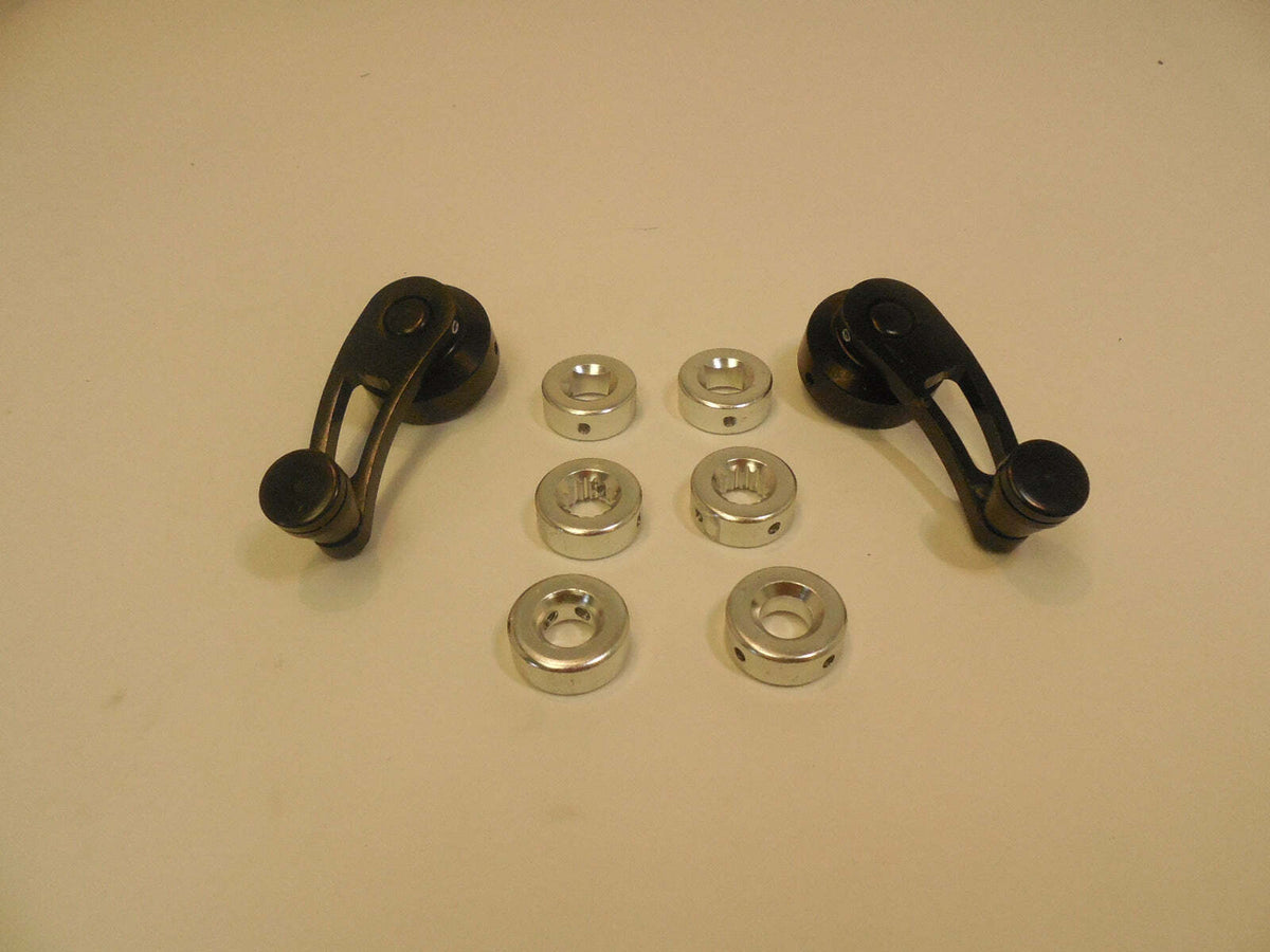 Racing Power Company R8409BK Black alum 3 inch window handle