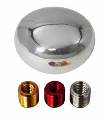 Racing Power Company R8416 POLISHED ALUMINUM OVAL GEAR SHIFT KNOB