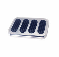 Racing Power Company R8525C Billet aluminum brake pad w/rubber
