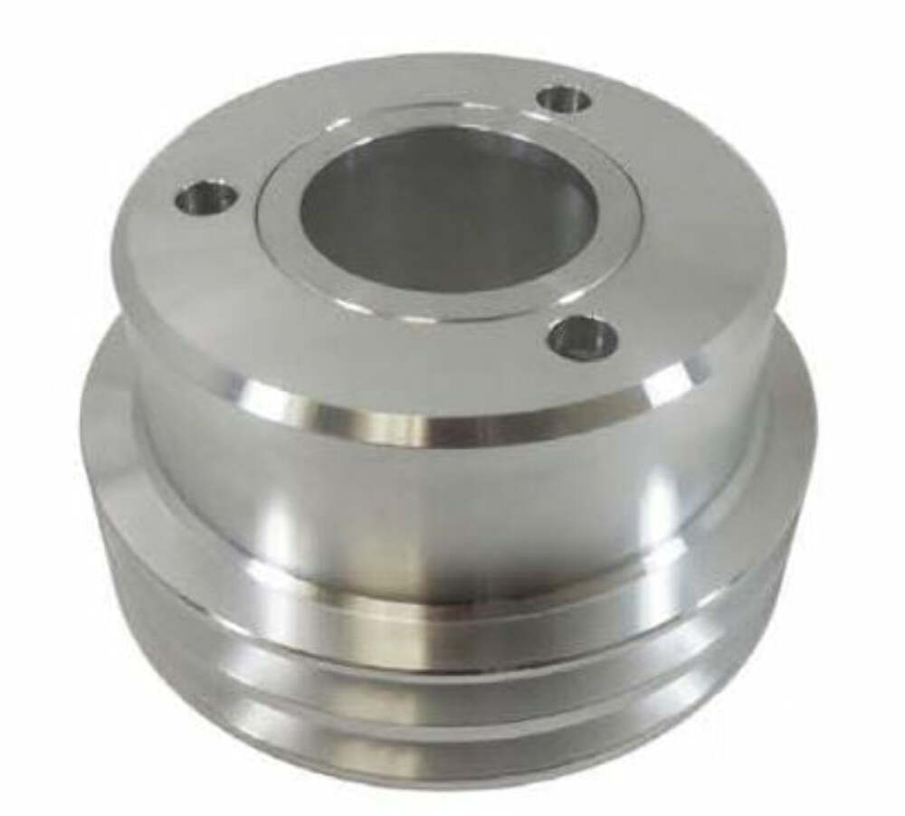 Racing Power Company R8828POL Ford alum pol crank pulley 2v-belt fit 1965-69