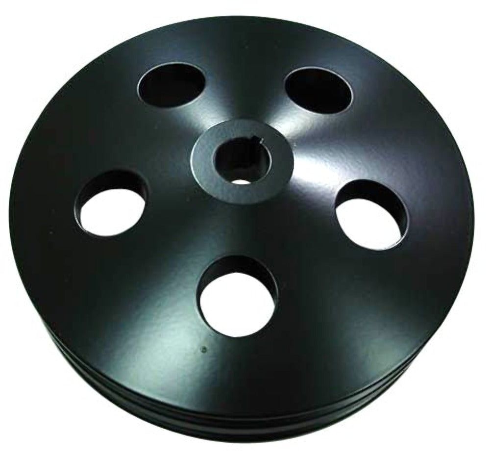 Racing Power Company R8847B Alum gm power steering pulley black