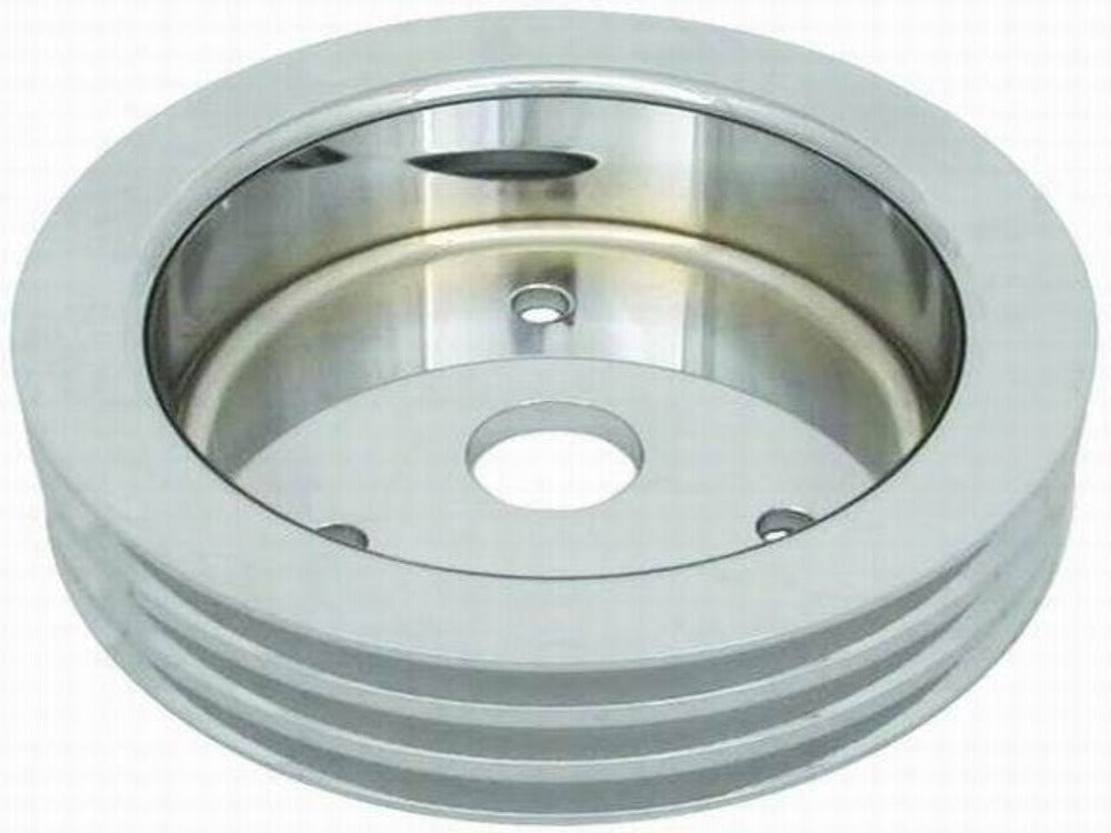 Racing Power Company R8858 Satin sbc triple groove pulley