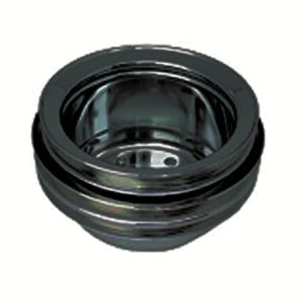 Racing Power Company R8972B Pulley crank 3-groove sb ford - black