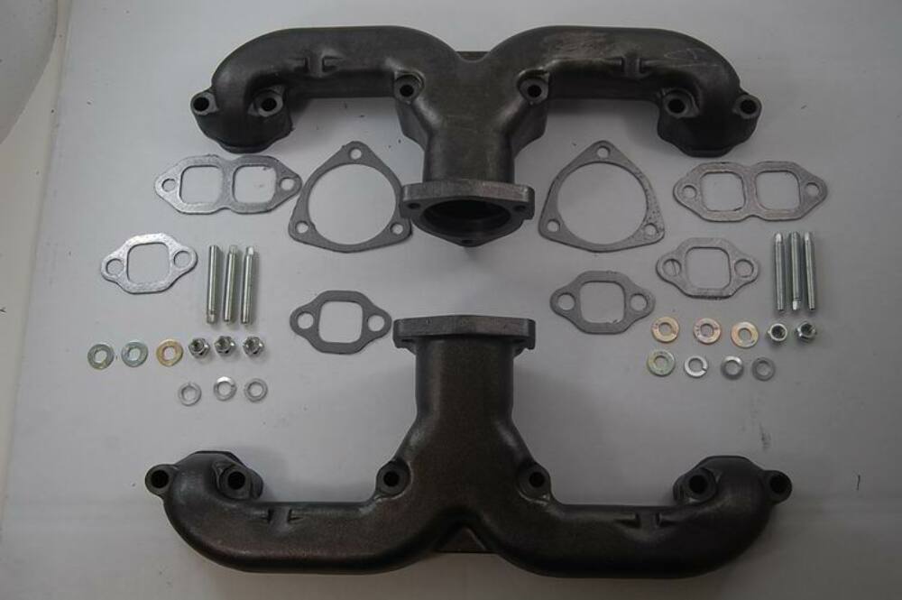 Racing Power Company R900 1955-57 gm cast iron ram horn exhaust manifold