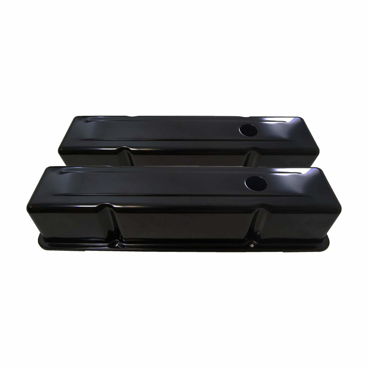 Racing Power Company R9215BK Valve covers sb chevy tall - black