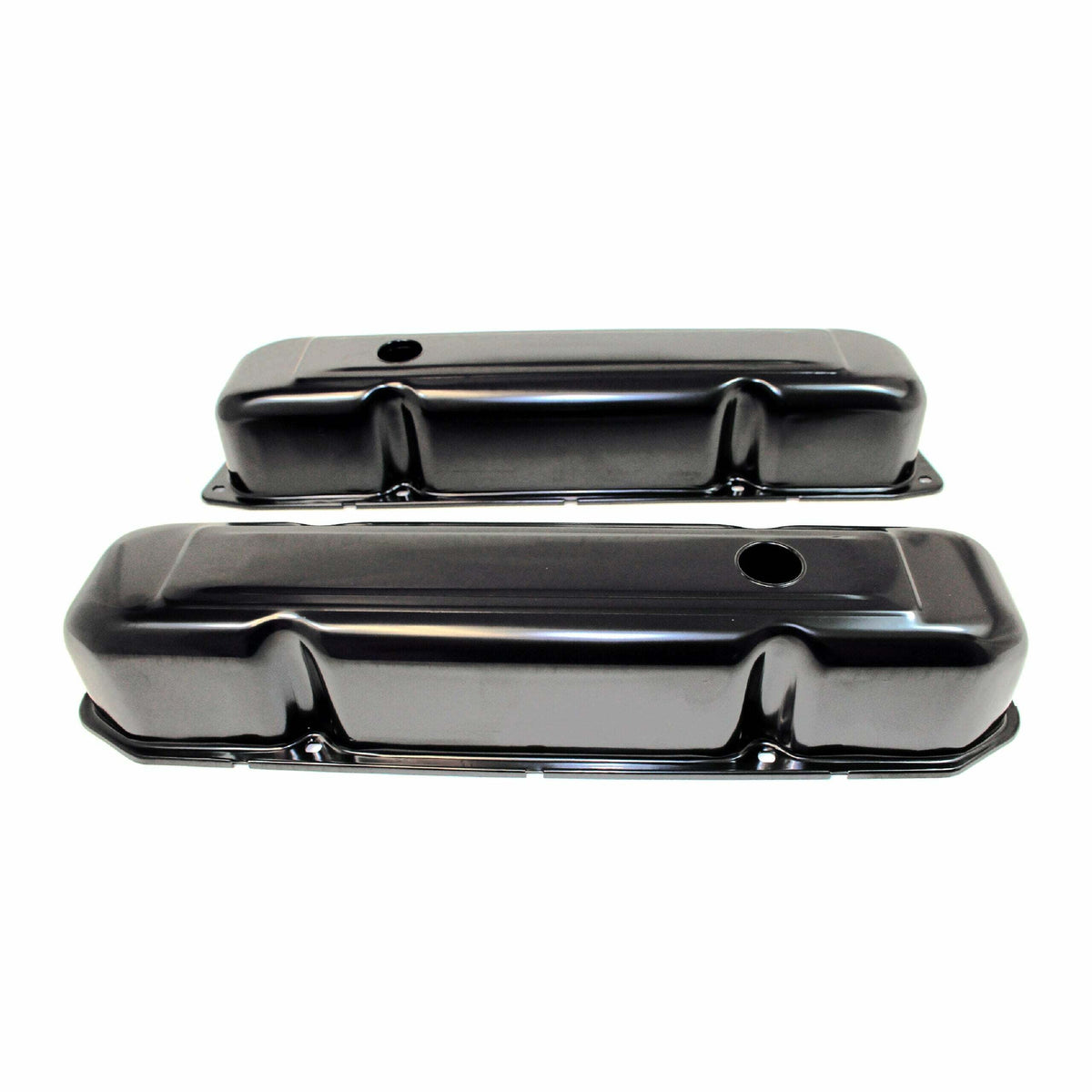 Racing Power Company R9299BK Black steel valve covers chrysler 383-440