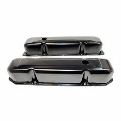 Racing Power Company R9299BK Black steel valve covers chrysler 383-440