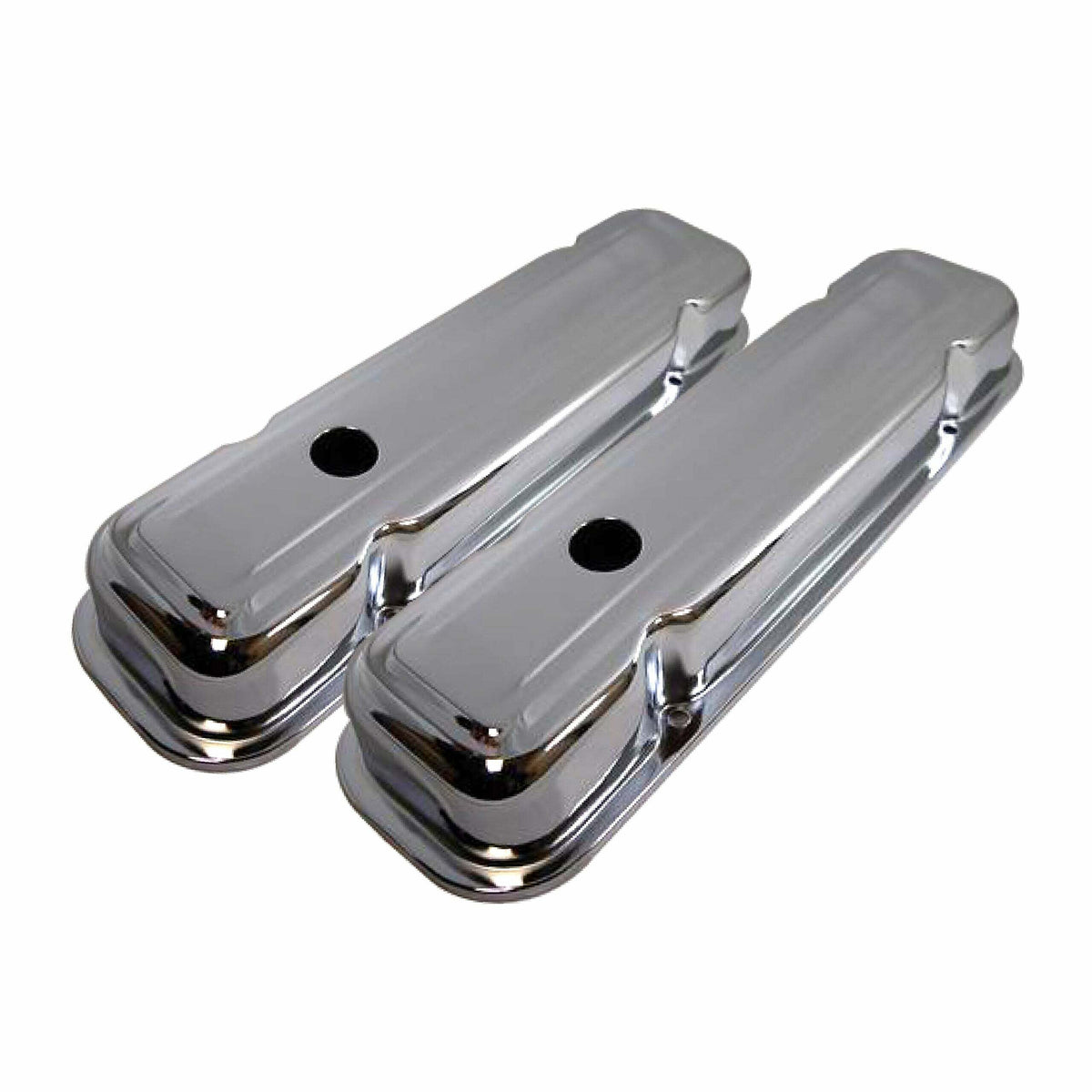 Racing Power Company R9303 Pontiac 326-455 short valve cover- chrome