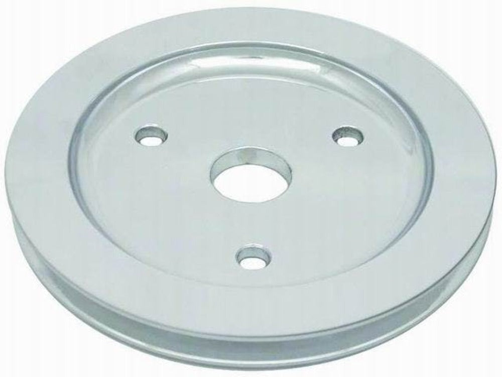 Racing Power Company R9480C Chrm alum sb sngl low pulley-swp ea