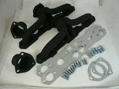 Racing Power Company R9797BK 55-57 chevy short headers set-black