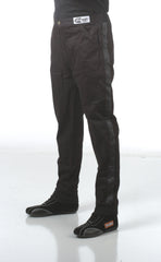 RaceQuip 112006 SFI-1 Pyrovatex Single-Layer Racing Fire Pants (Black, X-Large)