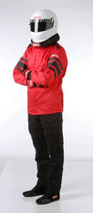 RaceQuip 121012 SFI-5 Pyrovatex Multi-Layer Racing Fire Jacket (Red, Small)