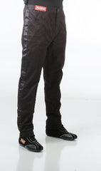 RaceQuip 1970090 Single Layer Racing Driver Fire Suit Pants SFI 3.2A/ 1; Black Trim Youth, XXS