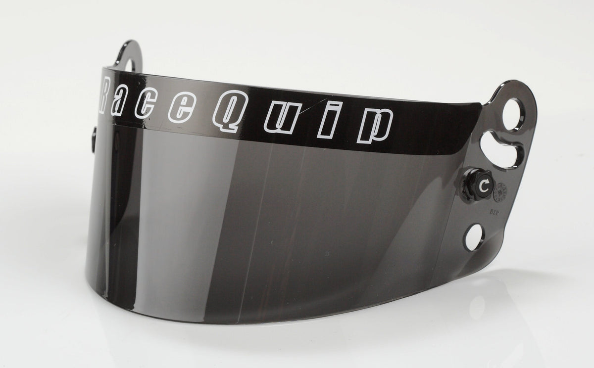 RaceQuip 204004 204 Series Helmet Face Shield (Dark Smoke) for PRO and Youth Helmets