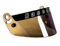 RaceQuip 204007 204 Series Helmet Face Shield (Blue Iridium) for PRO and Youth Helmets