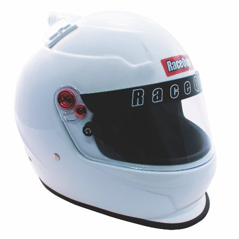 DISCONTINUED - RaceQuip 266115 PRO20 Top Air Full Face Helmet Snell SA2020 Rated; Gloss White Large