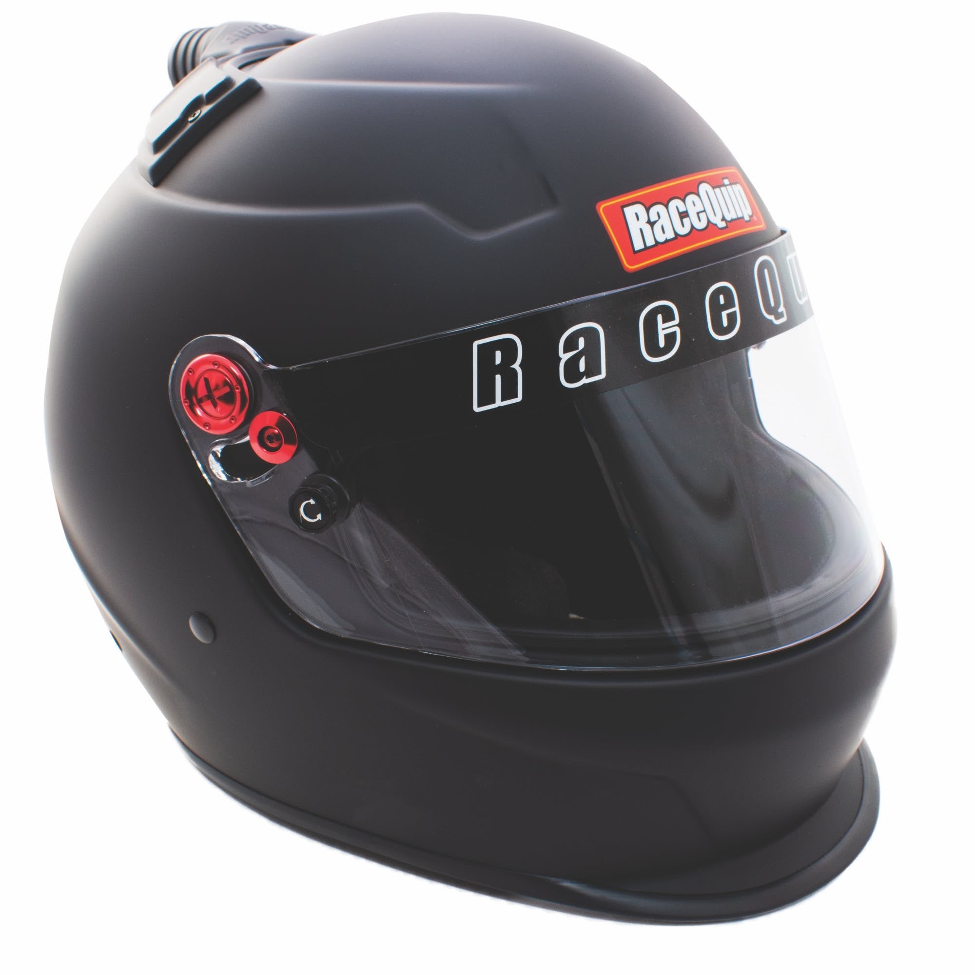 RaceQuip 266992 PRO20 Top Air Full Face Helmet Snell SA2020 Rated; Flat Black Small