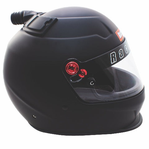 DISCONTINUED - DISCONTINUED - RaceQuip 266992 PRO20 Top Air Full Face Helmet Snell SA2020 Rated; Flat Black Small