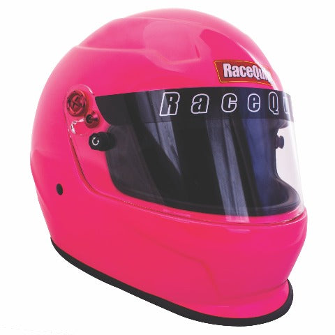 DISCONTINUED - RaceQuip 276881 PRO20 Full Face Helmet Snell SA2020 Rated; Hot Pink X-Small