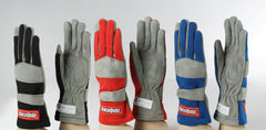 RaceQuip 351013 SFI-1 Single-Layer Racing Gloves (Red, Medium)