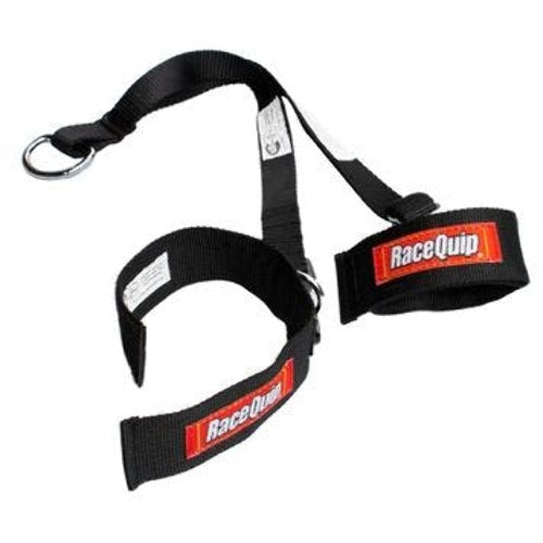 RaceQuip 3930093 Hook and Loop Adjustable 2 Cuff Youth SFI Arm Restraints; Black