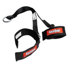 RaceQuip 3930093 Hook and Loop Adjustable 2 Cuff Youth SFI Arm Restraints; Black