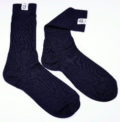 RaceQuip 411990 SFI 3.3 Fire Retardant (FR) Socks XX-Small -Shoe Size K8-13 Black