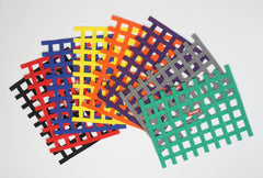 RaceQuip 721045 Non-SFI Ribbon-Style Race Car Window Net (Orange, 18x24)