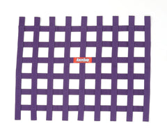 RaceQuip 721055 Non-SFI Ribbon-Style Race Car Window Net (Purple, 18x24)