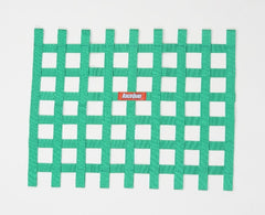 RaceQuip 721075 Non-SFI Ribbon-Style Race Car Window Net (Green, 18x24)