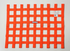 RaceQuip 725045 SFI 24.1 Ribbon-Style Race Car Window Net (Orange, 18x24)