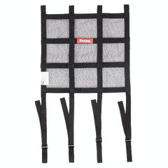 RaceQuip 822003 SFI 27.1 Mesh and Ribbon Hybrid-Style Race Car Window Net (Black, 18x18)