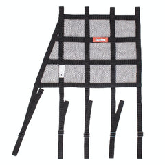 RaceQuip 823003 SFI 27.1 Angled-Front Hybrid-Style Race Car Window Net (Black, 18x18)
