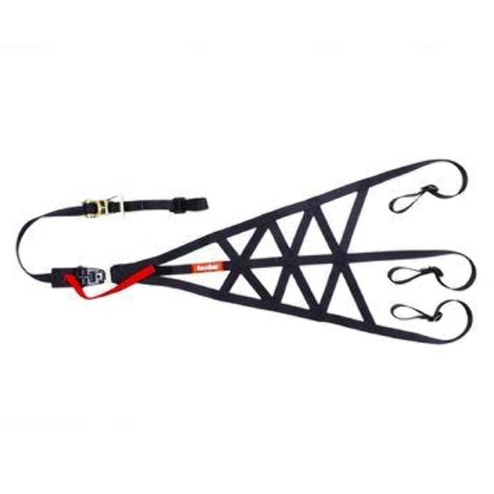 RaceQuip 828998 Right Side Triangle Roll Cage Net w/Quick Release