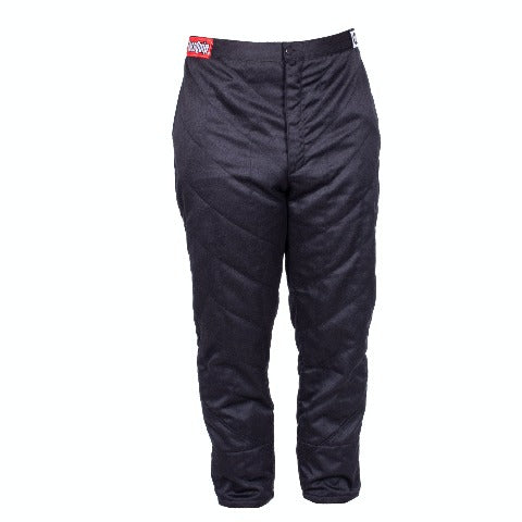 RaceQuip 91629059 Nomex Multi Layer Racing Driver Fire Suit Pants; SFI 3.2A/ 5 ; Black Large