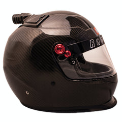 DISCONTINUED - RaceQuip 92669039 PRO20 Top Air Helmet Snell SA2020  Rated; Carbon Fiber, Medium