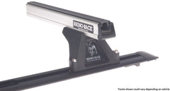 Rhino-Rack JA0890 Heavy Duty RLTF Trackmount Silver 3 Bar Roof Rack