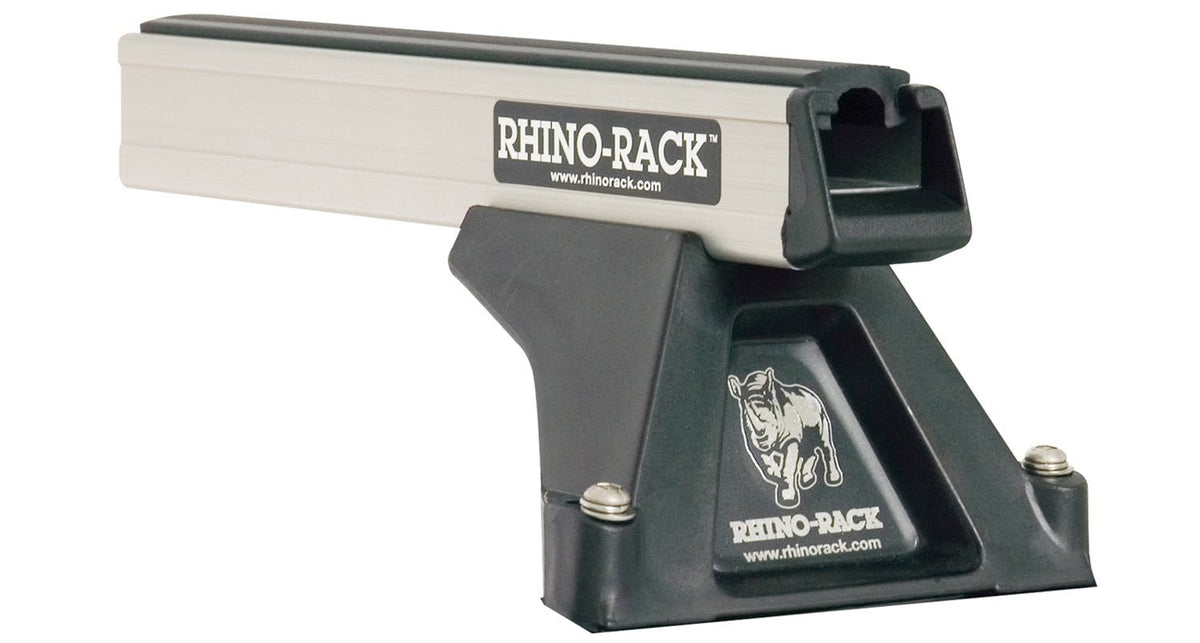 Rhino-Rack JA1014 Heavy Duty RLTF Silver 4 Bar Roof Rack